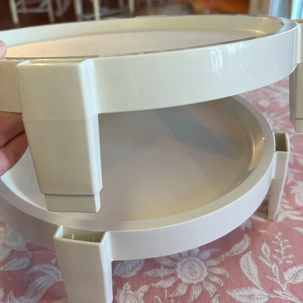 Tupperware Divide A Rack 🥧 Pie Stackers Cream coloured - Picture 6 of 8